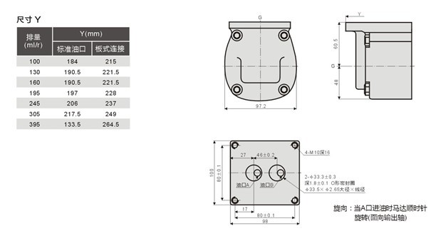 2W擺線液壓馬達