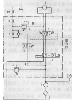 混凝土泵攪拌油路原理圖