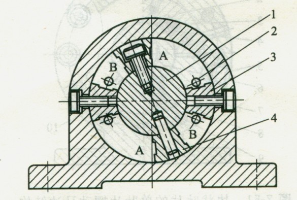 雙葉片型擺動(dòng)液壓馬達(dá)結(jié)構(gòu)