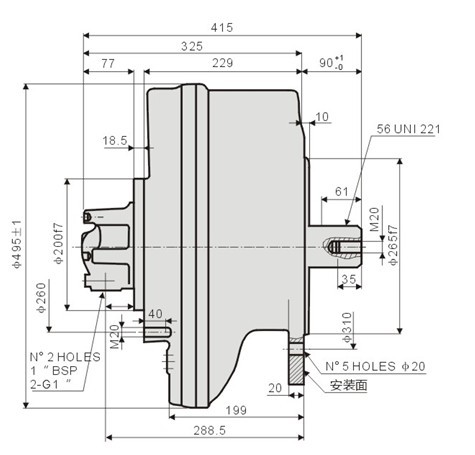 AKS7擺缸液壓馬達(dá)