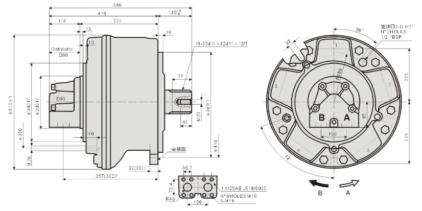 AKS6擺缸液壓馬達(dá)