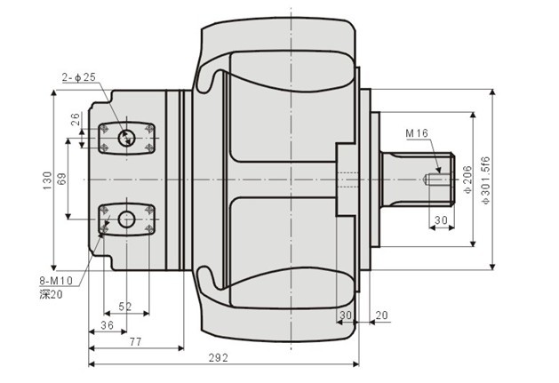 YLM16外五星液壓馬達(dá)