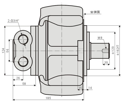 YLM2外五星液壓馬達
