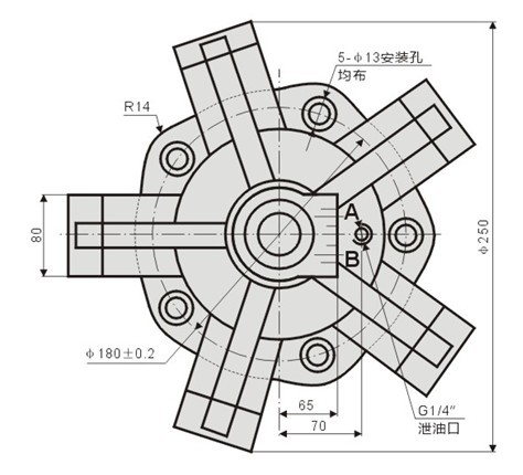 YLM2外五星液壓馬達