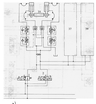 連鑄設(shè)備集中能源液壓系統(tǒng)圖